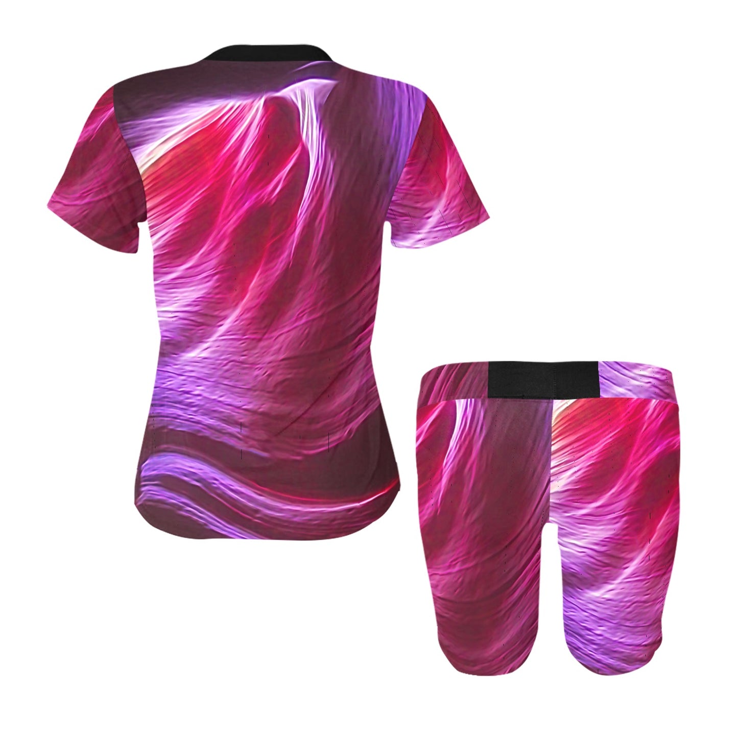 Purple Winds Women's Short Set