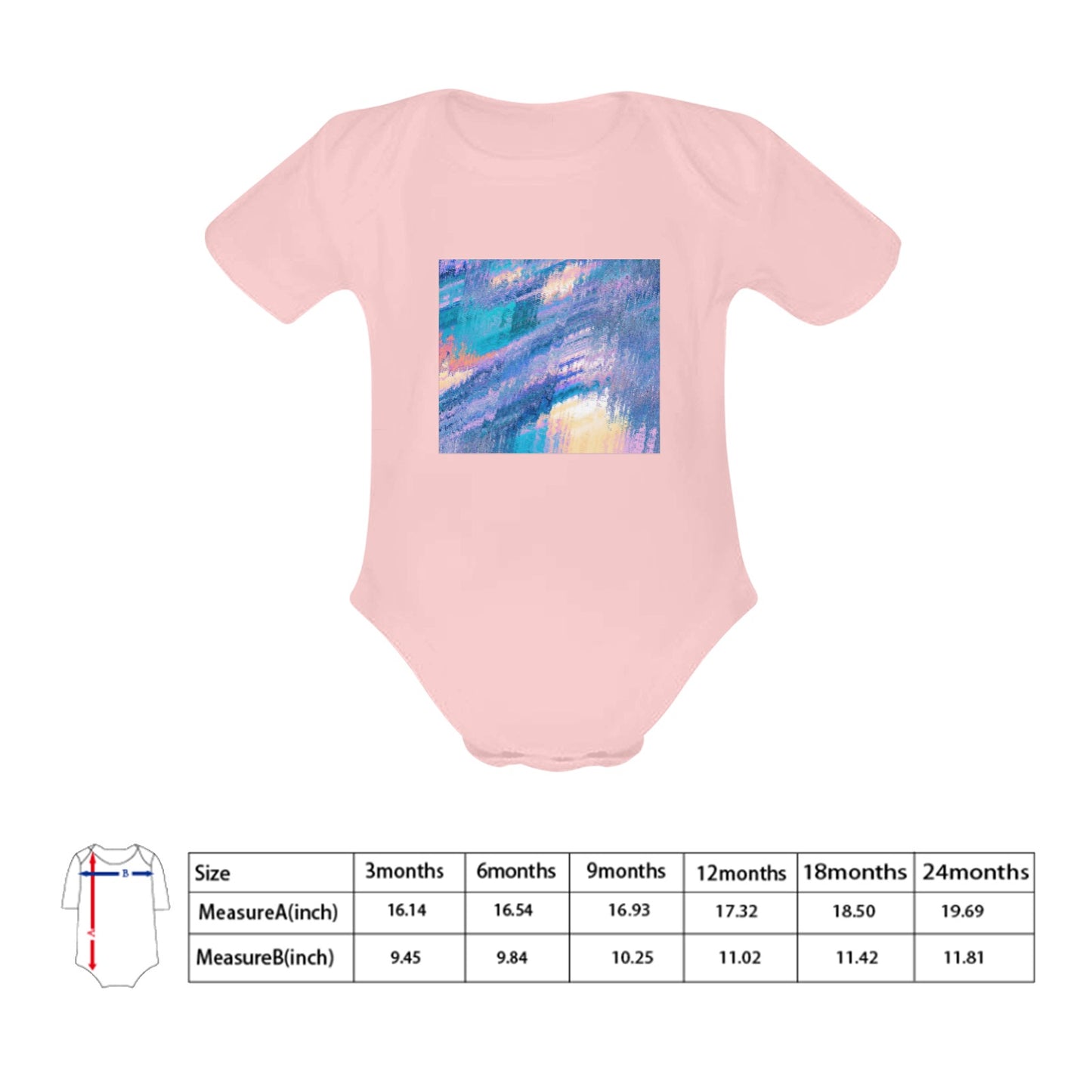 Pastel Blend Baby Onesie