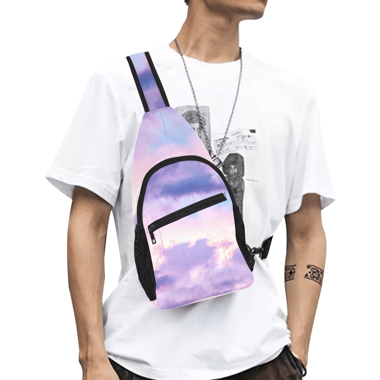 Pastel Skies  Chest Bag