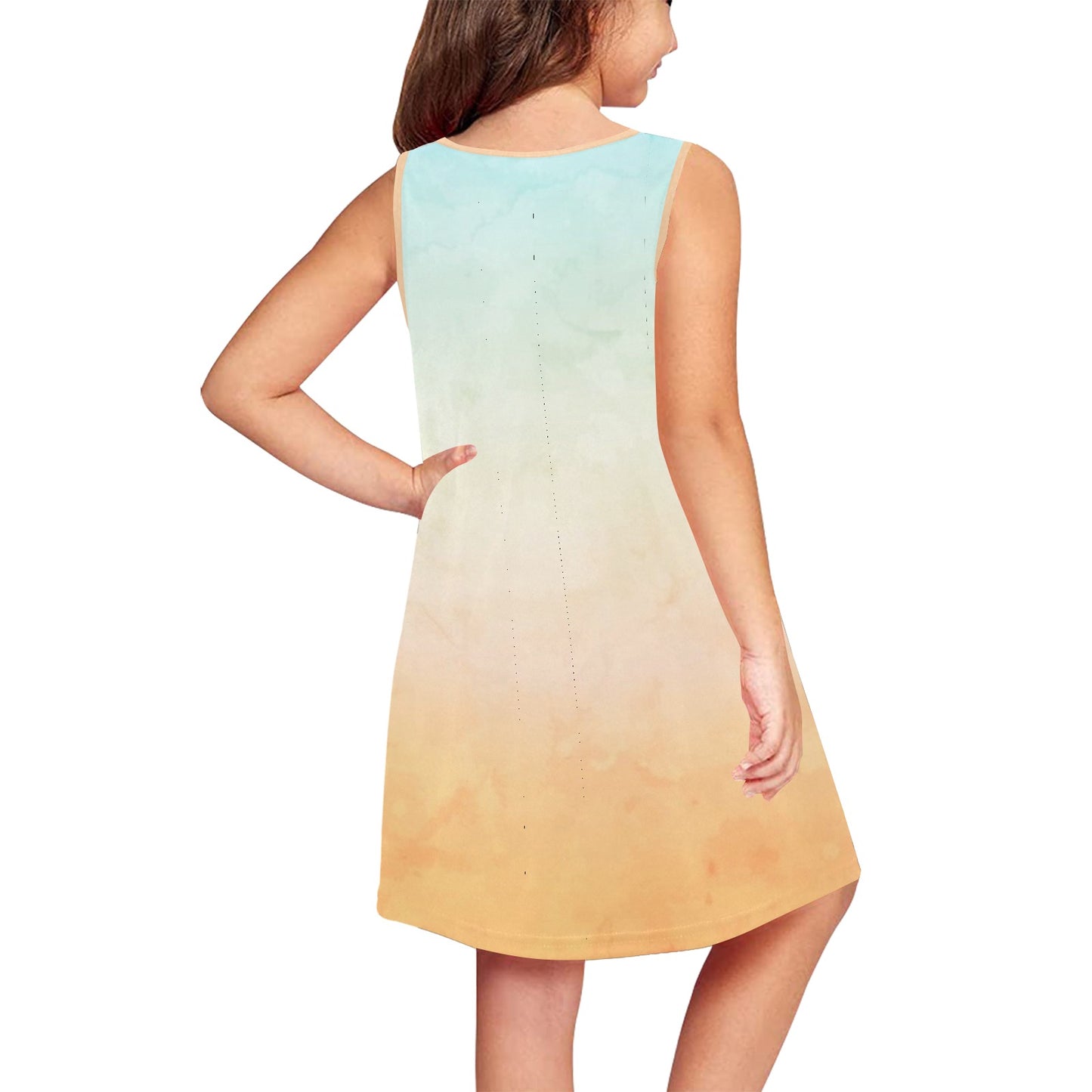 Sand-ish Girls' Sleeveless Dress