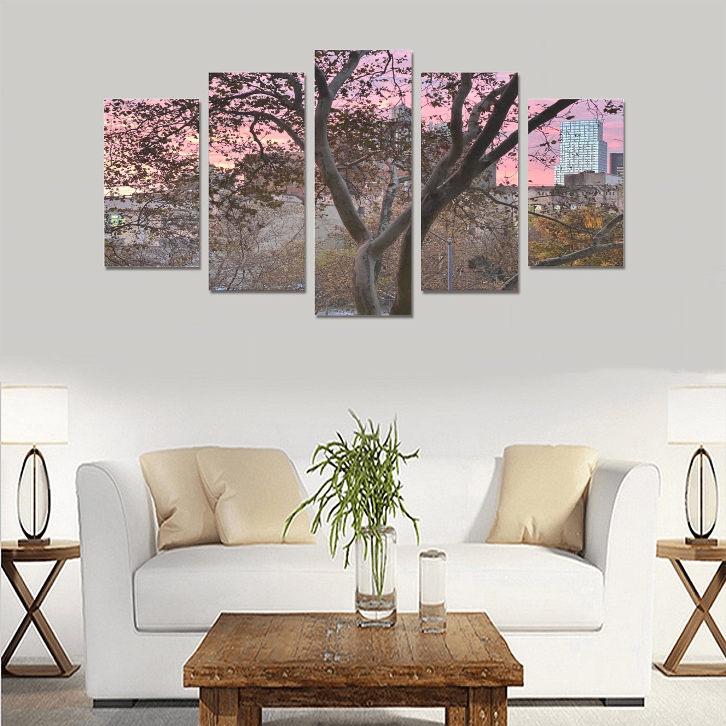 Harlem Fall Mornings Canvas Print