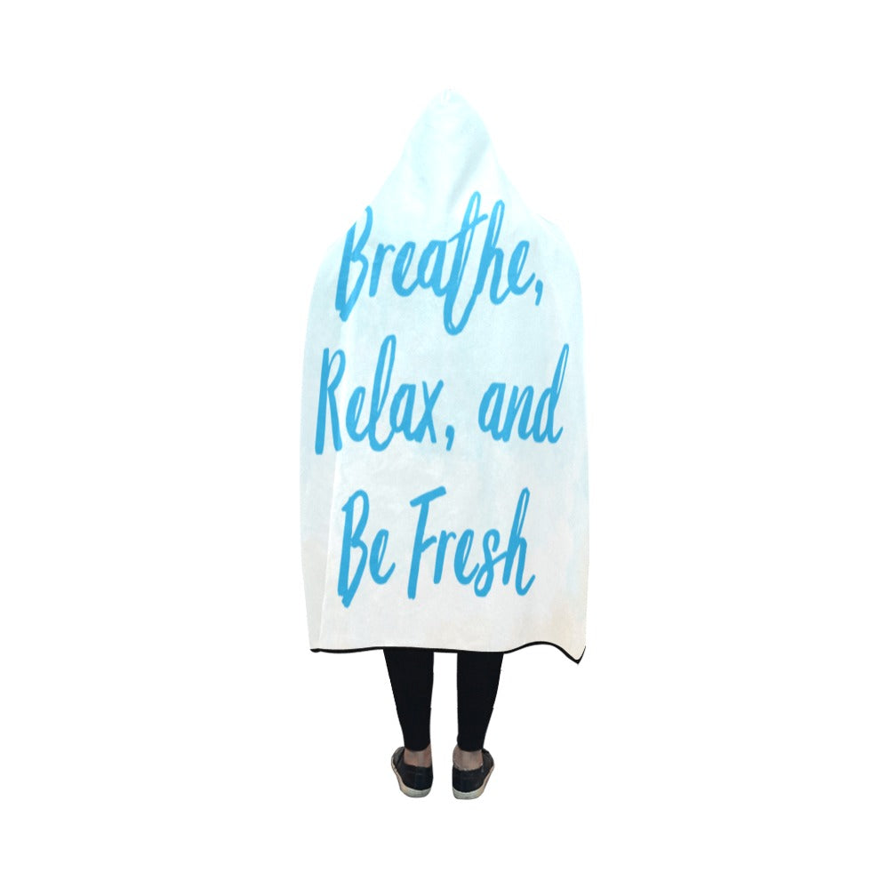 Breathe, Relax Hooded Blanket 50''x40''