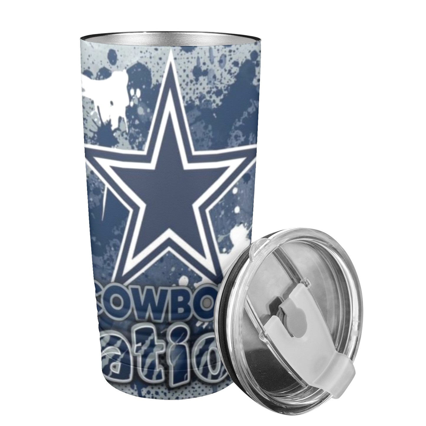 Cowboys 20oz Insulated Stainless Steel Mobile Tumbler