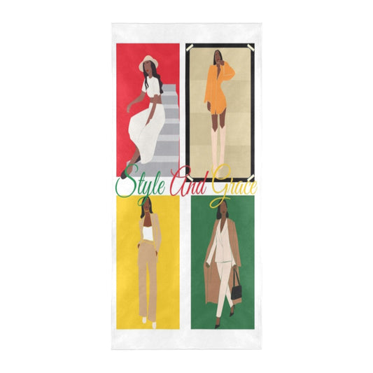 Style And Grace Beach Towel 32"x 71"