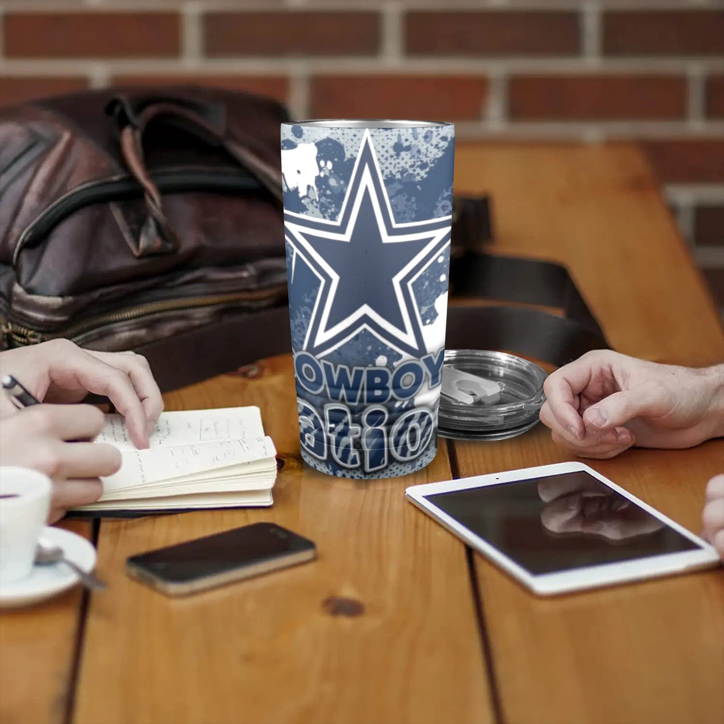 Cowboys 20oz Insulated Stainless Steel Mobile Tumbler