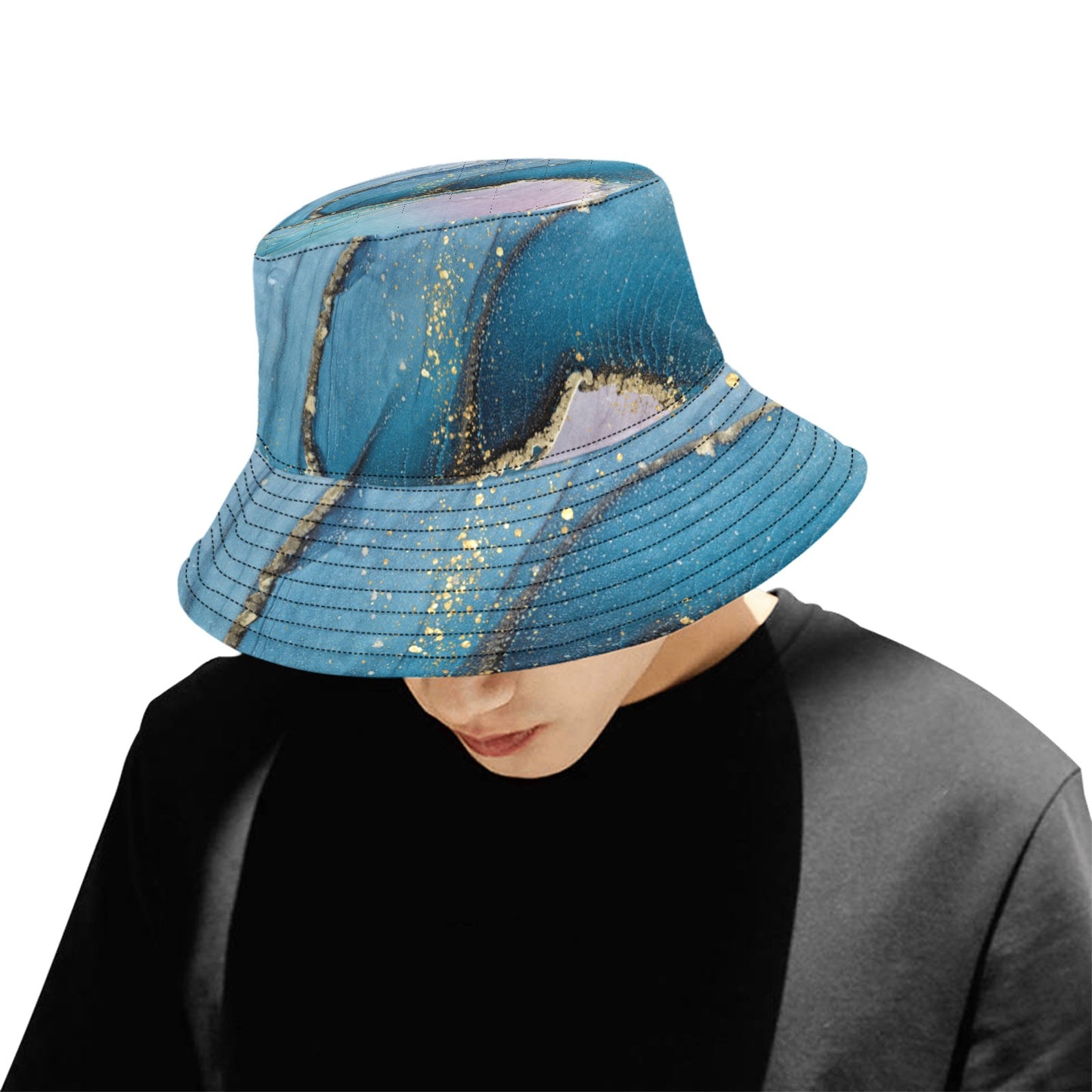 Blue Marble Unisex Bucket Hat