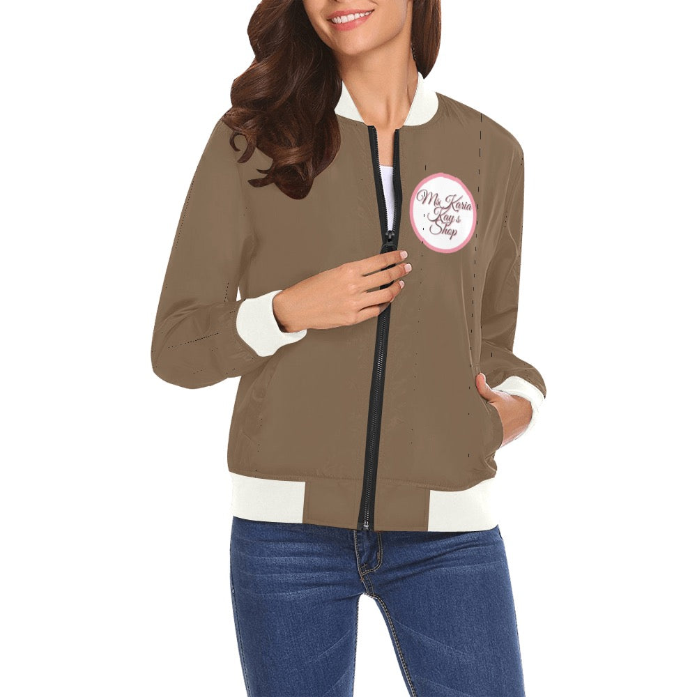 MsKaria Kay’s Shop Bomber Jacket for Women