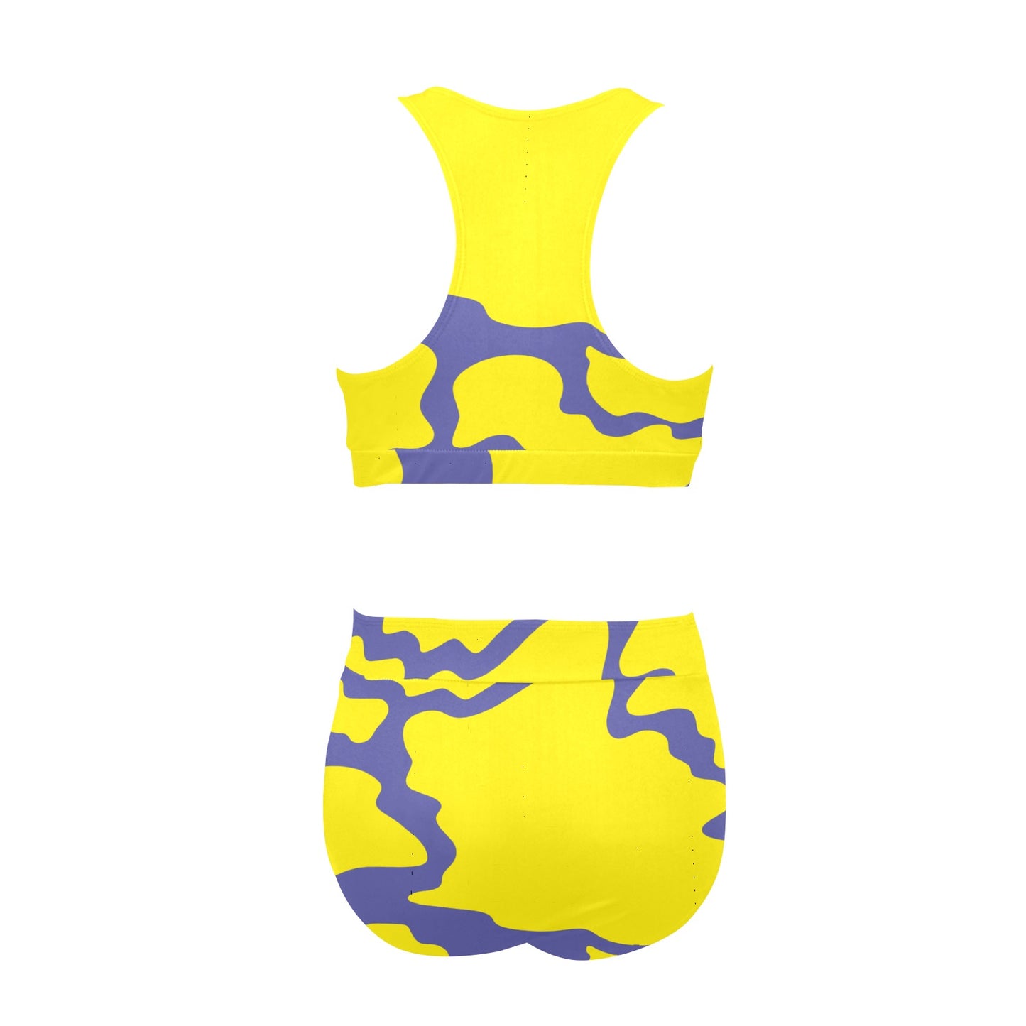 Laker Zazzle Crop Top Bikini Set