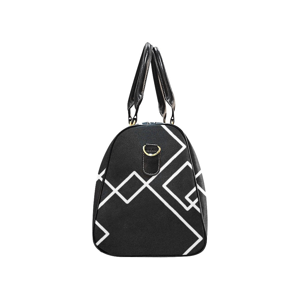 Black Squared Travel Bag/Small