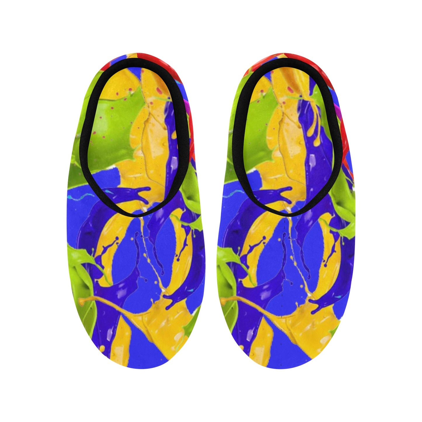 Color Mix Women's Non-Slip Cotton Slippers