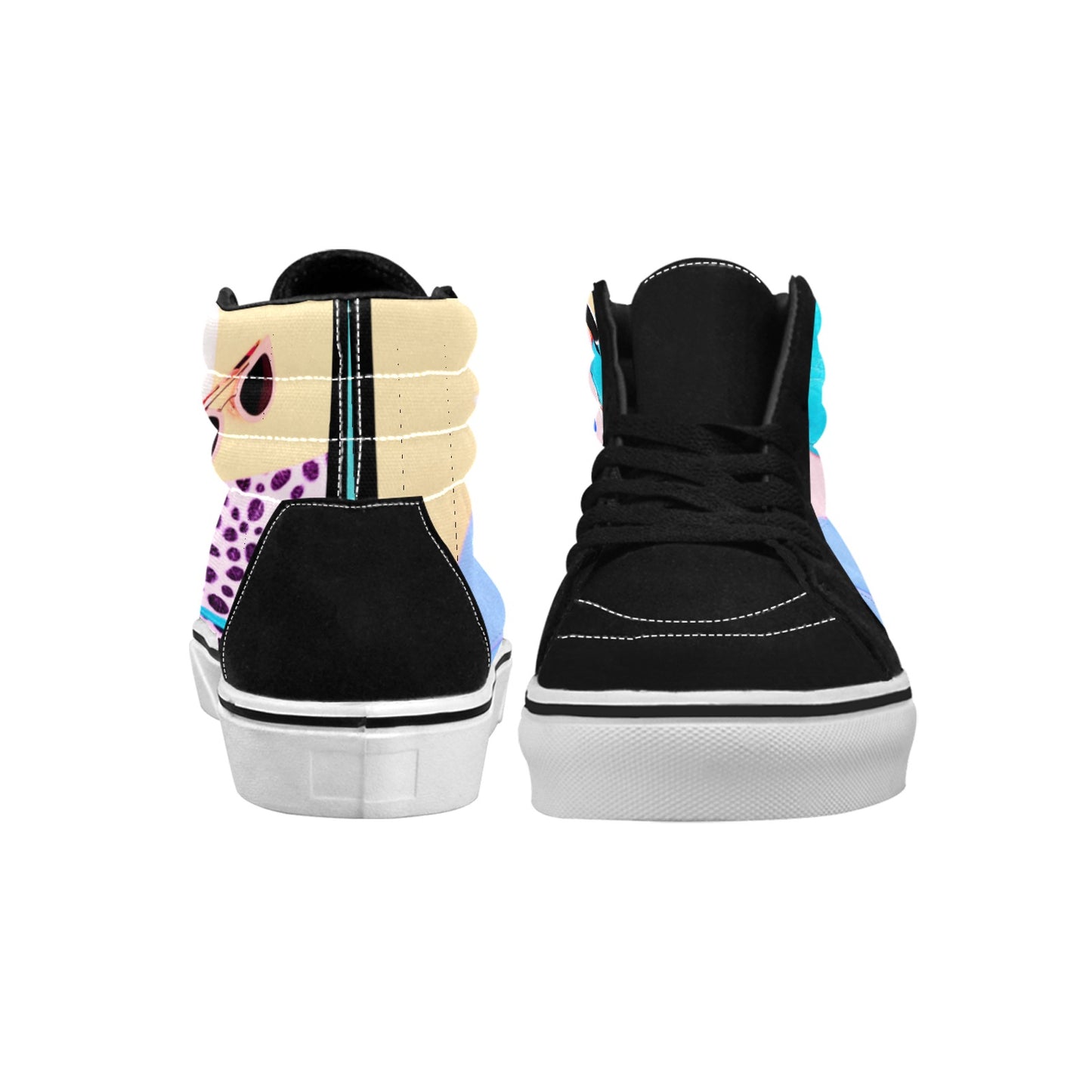 Blacknista Women's High Top Skateboarding Shoes