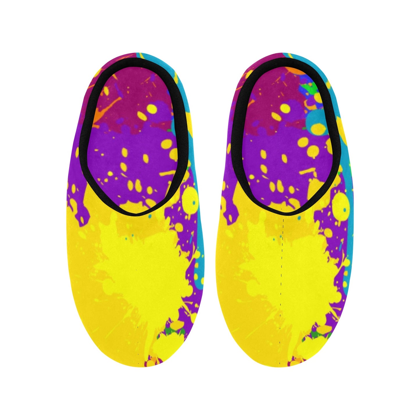 Yellow Splash Women's Non-Slip Cotton Slippers