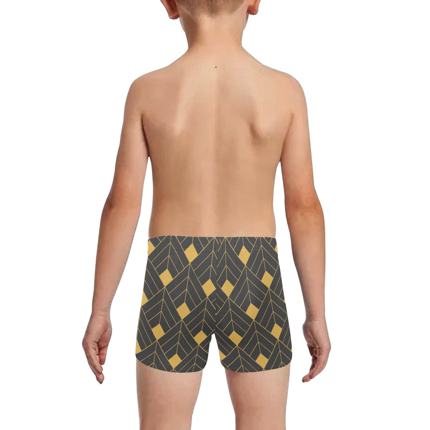 Gold Diamond Little Boys' Swimming Trunks