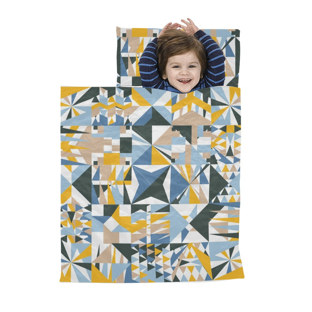 Blue Abstract Kids' Sleeping Bag