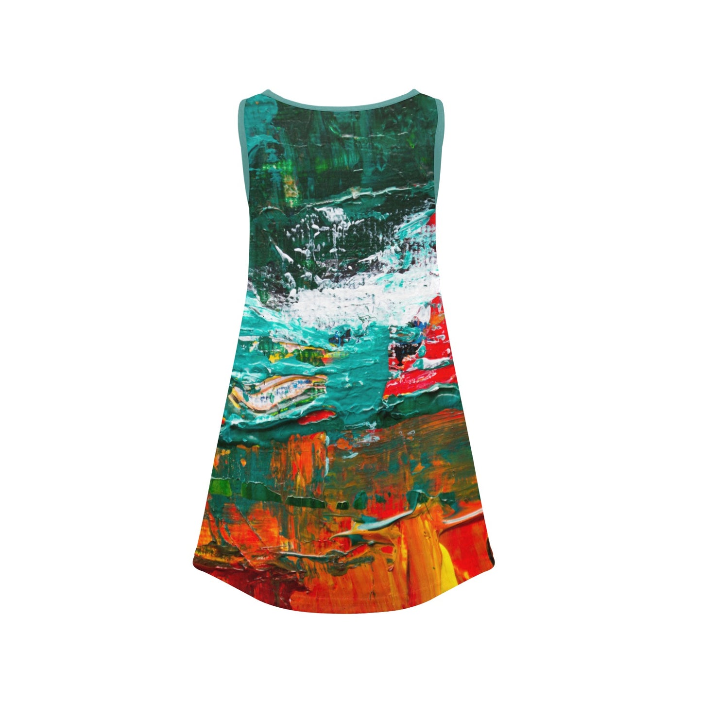 Painting Girls' Sleeveless Dress