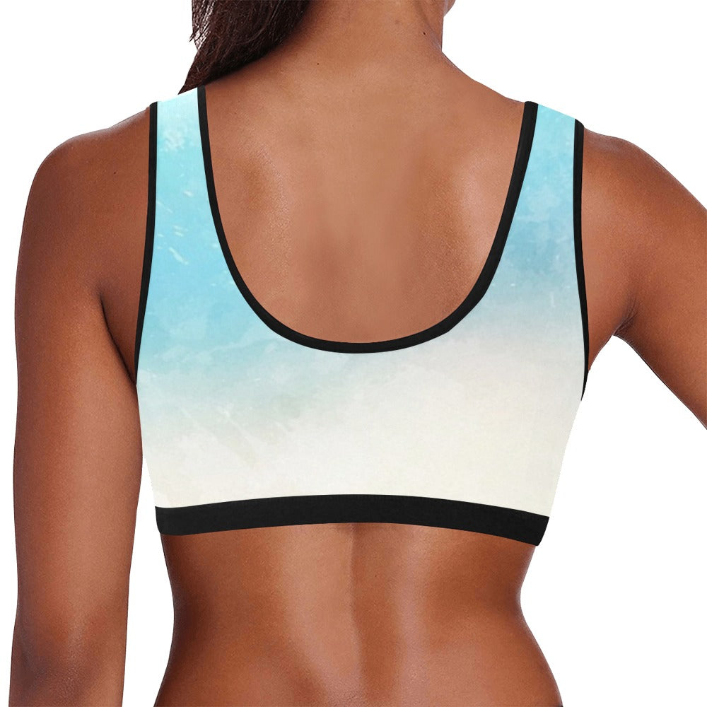 Bluish Women's Sports Bra