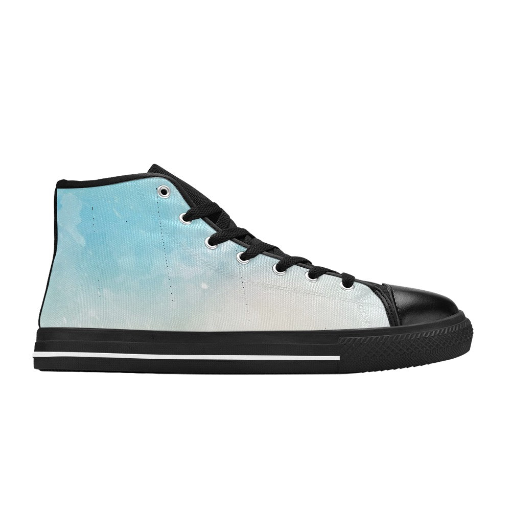 Bluish High Top Shoes- Kids