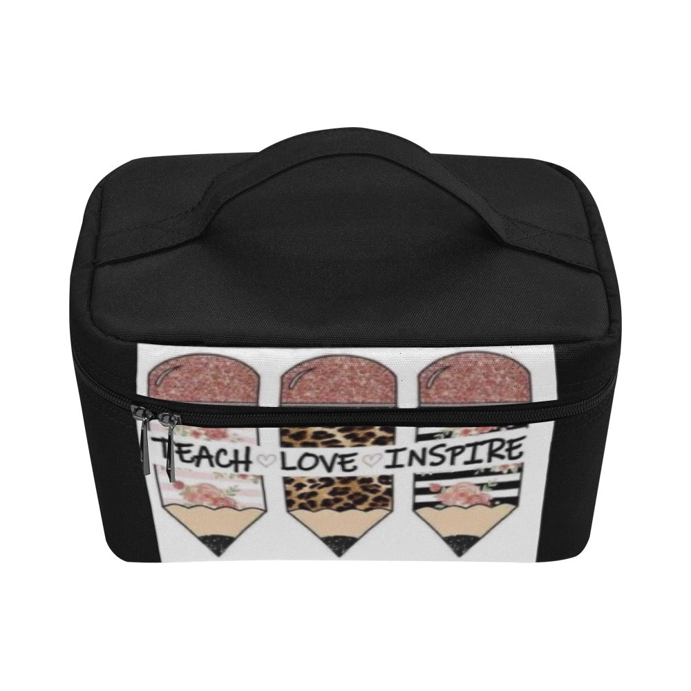 Teach, Love, Inspire Cosmetic Bag/Large