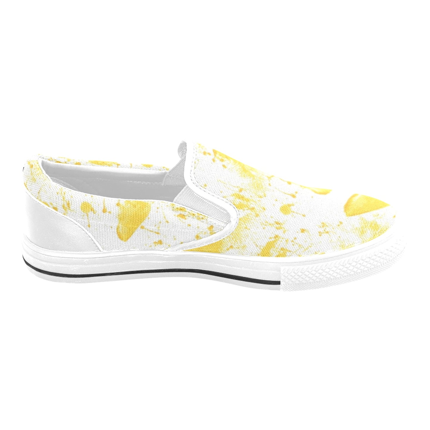 Yellow Splash Men's Slip-on Shoes