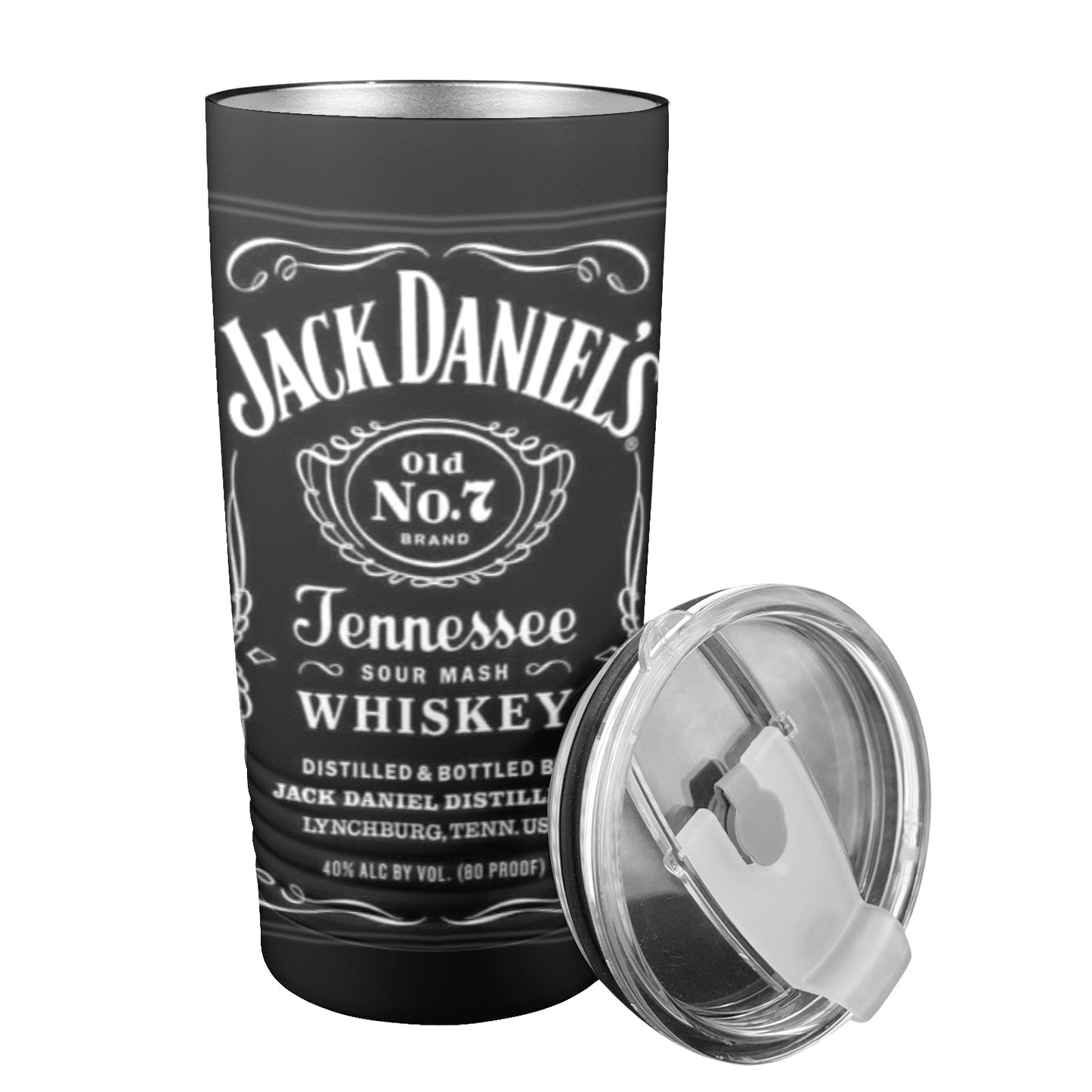 Jack Daniels 20oz Insulated Stainless Steel Mobile Tumbler