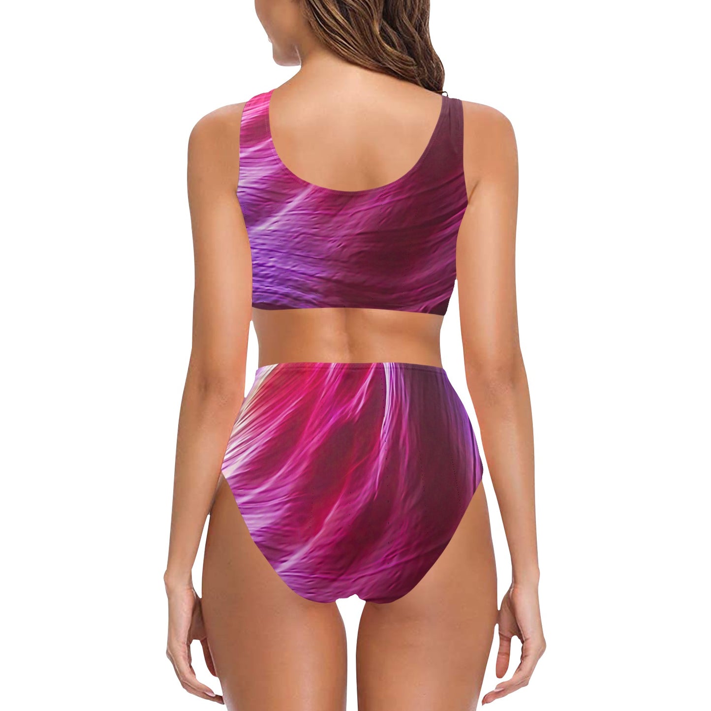 Purple Winds Bow Tie Bikini Swimsuit