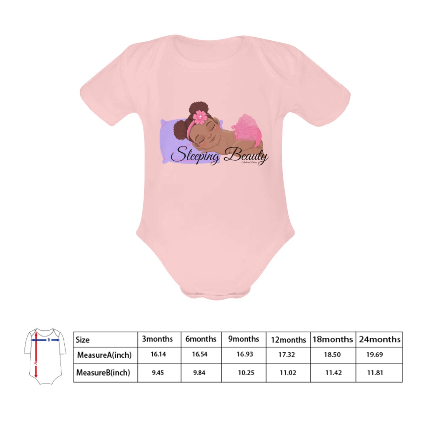 Sleeping Beauty Baby Onesie