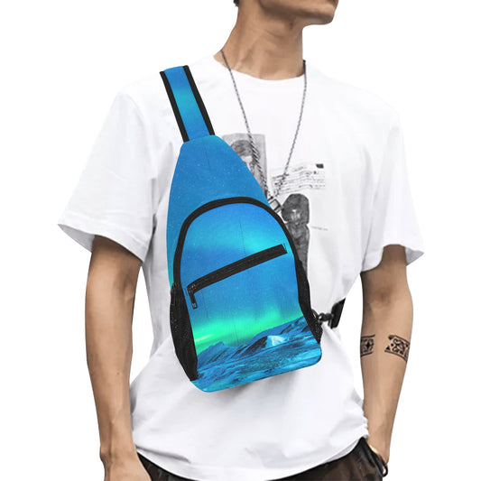 Blue Eclipse Chest Bag