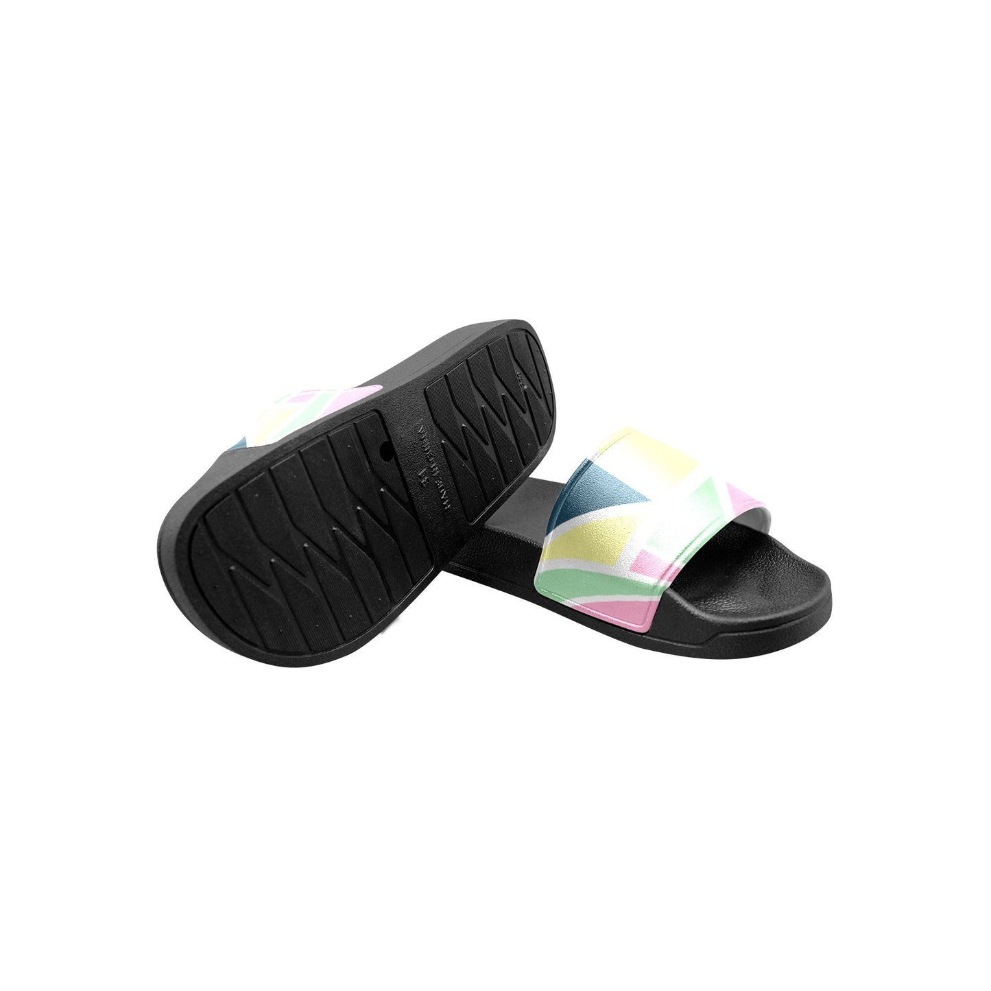 Colored Angles Kids' Slide Sandals