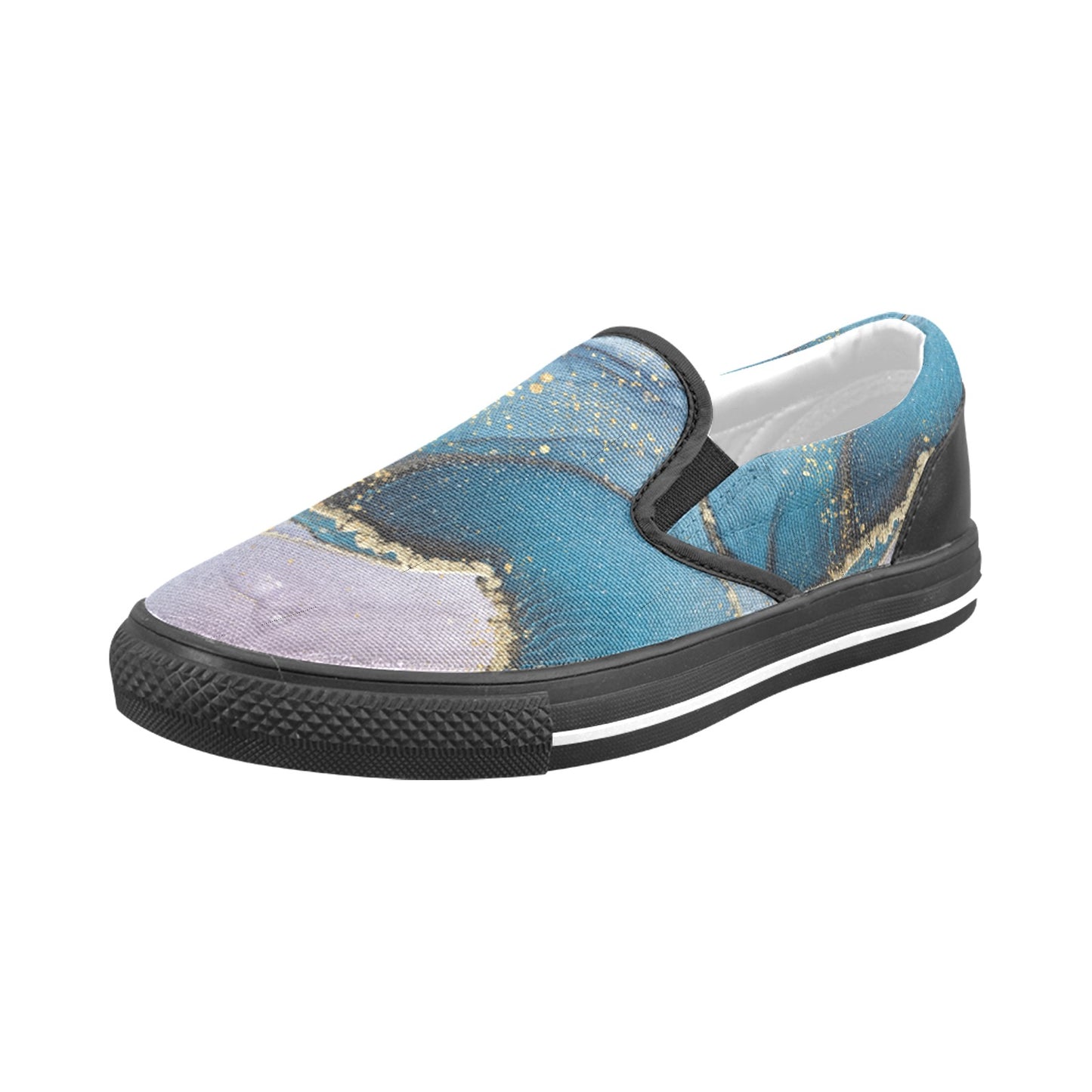 Blue Marble Slip-on Shoes -Kid