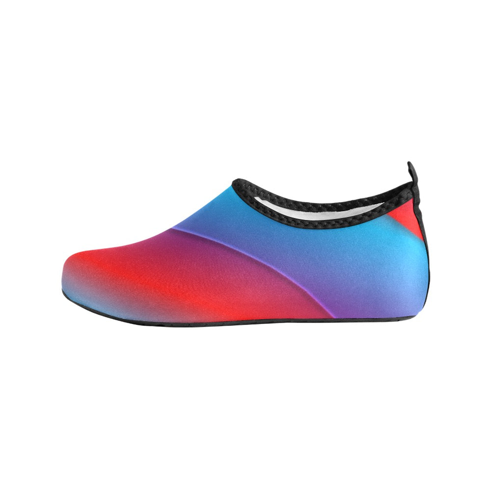 Red Stripe Women's Slip-On Water Shoes