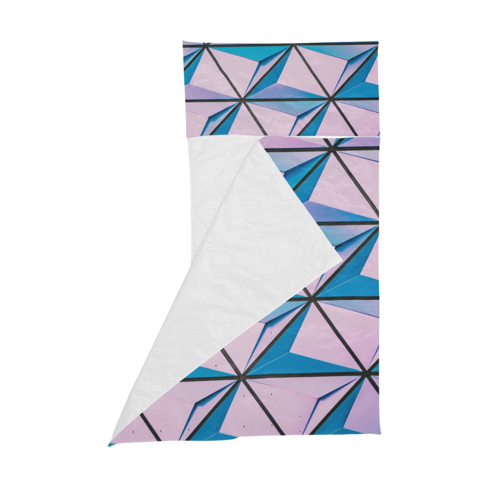 Pink Abstract Kids' Sleeping Bag