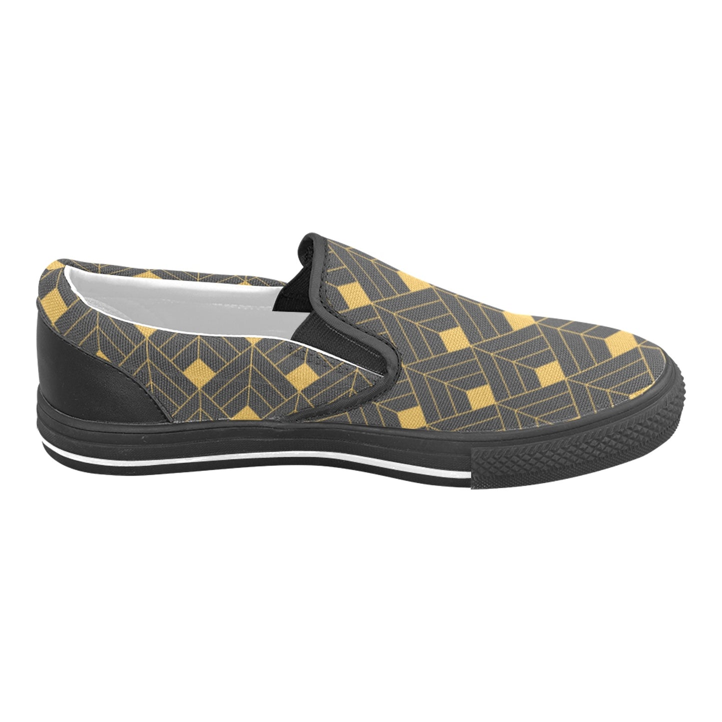 Gold Diamond Men's Slip-on Shoes