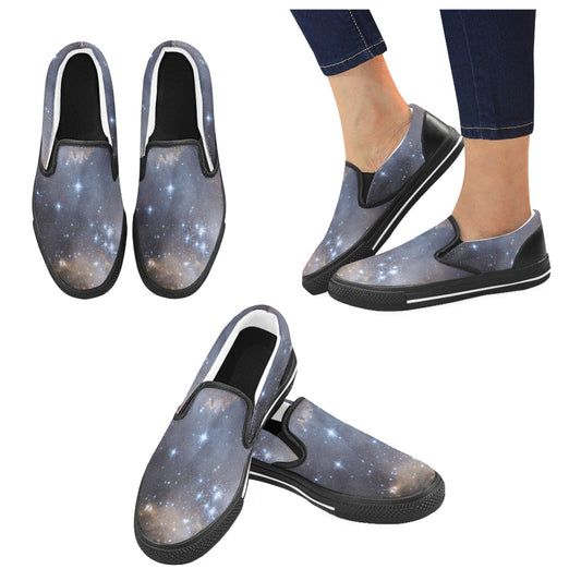 Night Galaxy Men's Slip-on Shoes