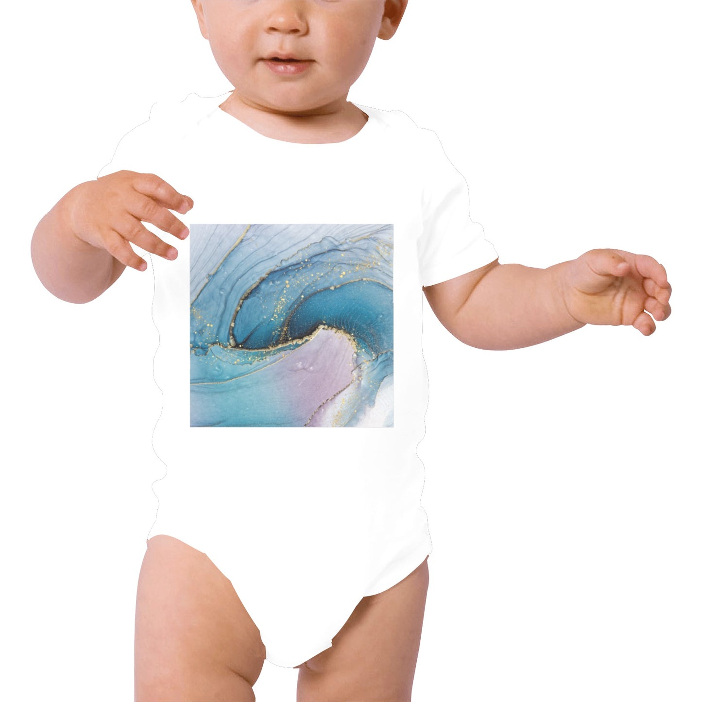 Blue Marble Baby Onesie