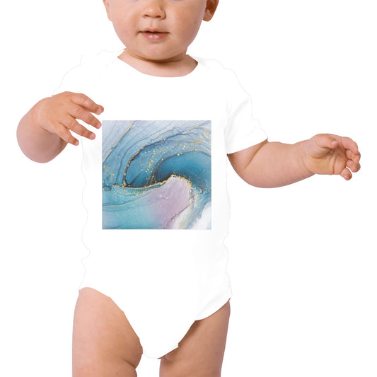 Blue Marble Baby Onesie