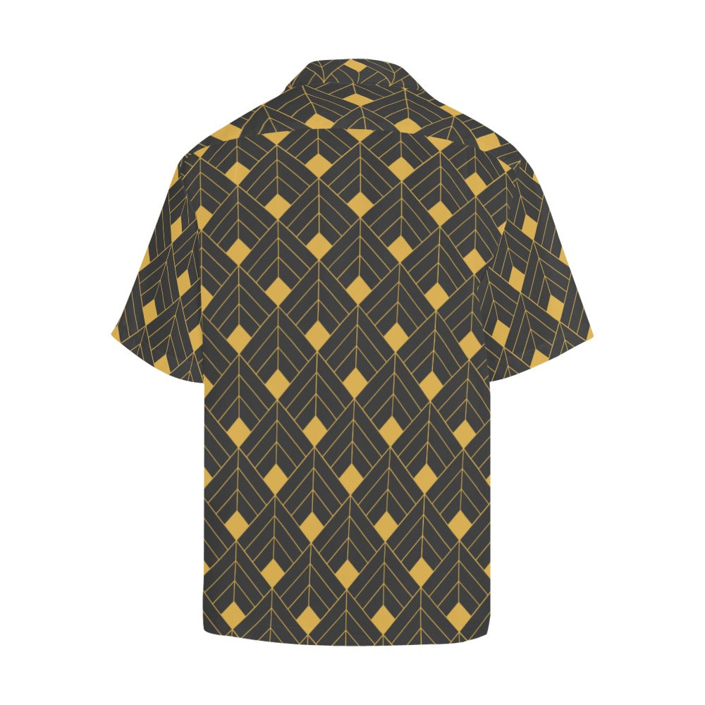 Gold Diamond Hawaiian Shirt- Mens