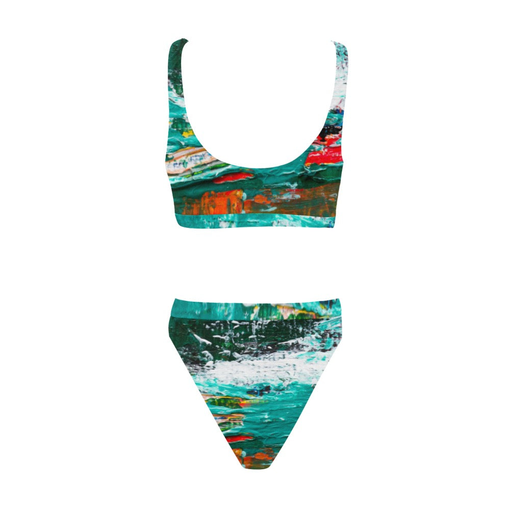 Painting Sport Swimsuit