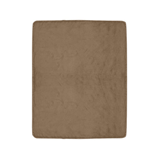 Brown Ultra-Soft Micro Fleece Blanket 40"x50"