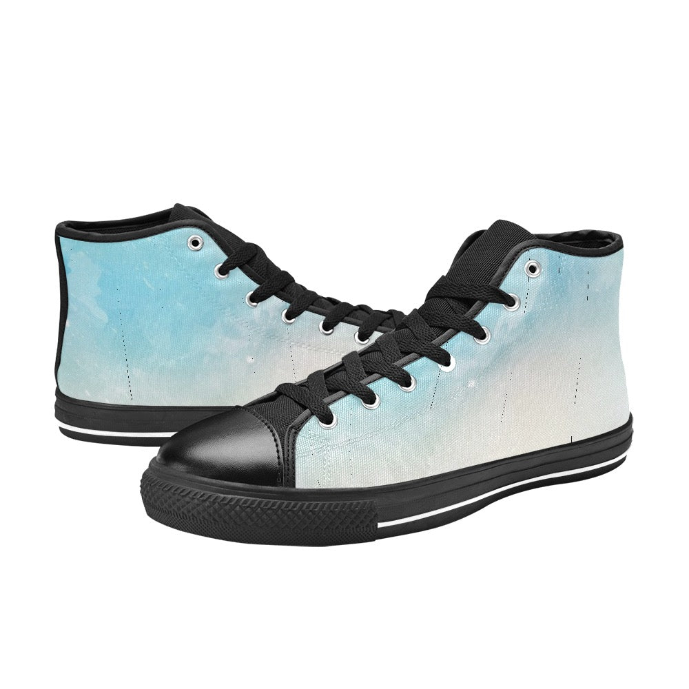 Bluish High Top Shoes- Kids