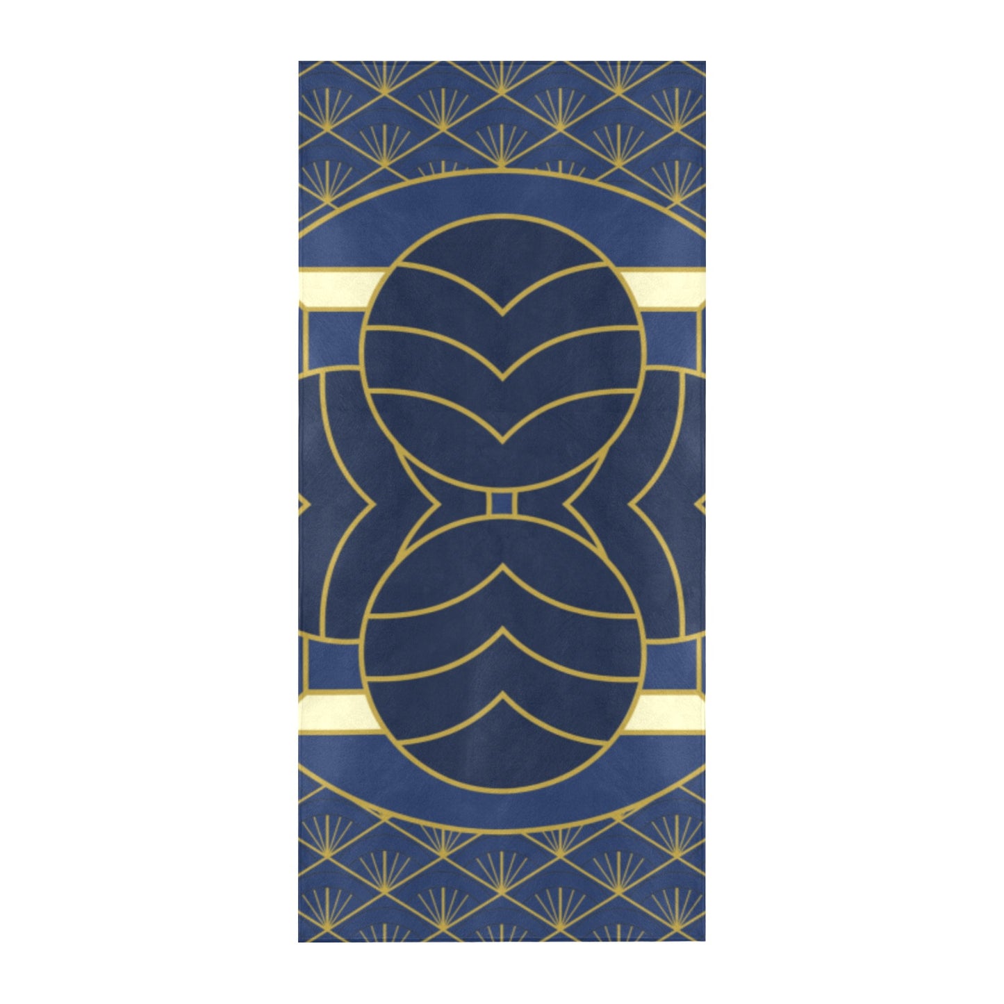 Navy Cut Beach Towel 32"x 71"