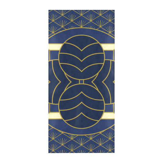 Navy Cut Beach Towel 32"x 71"