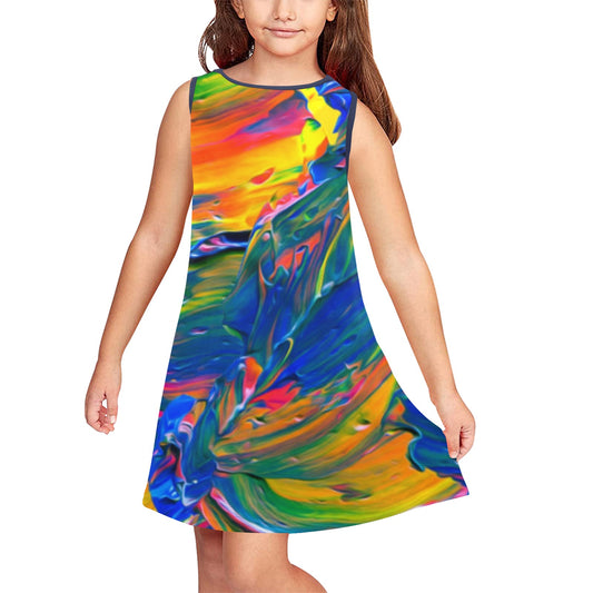 Masterpiece Girls' Sleeveless Dress