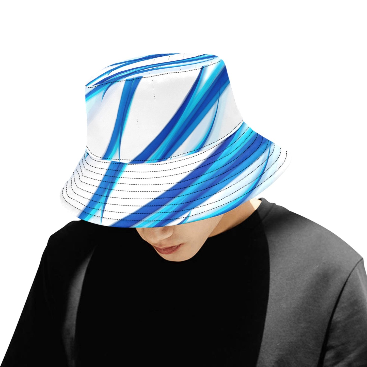 Blue Lightning Unisex Bucket Hat