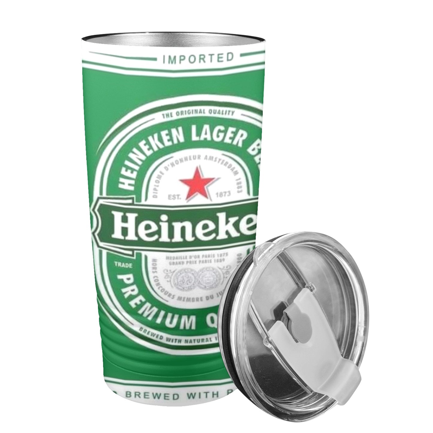 Heineken 20oz Insulated Stainless Steel Mobile Tumbler