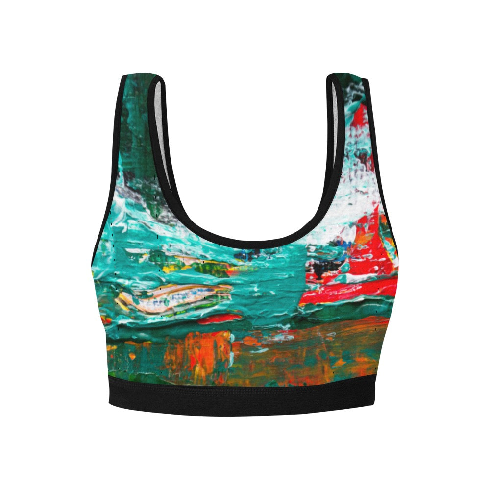 Painting Women's Sports Bra