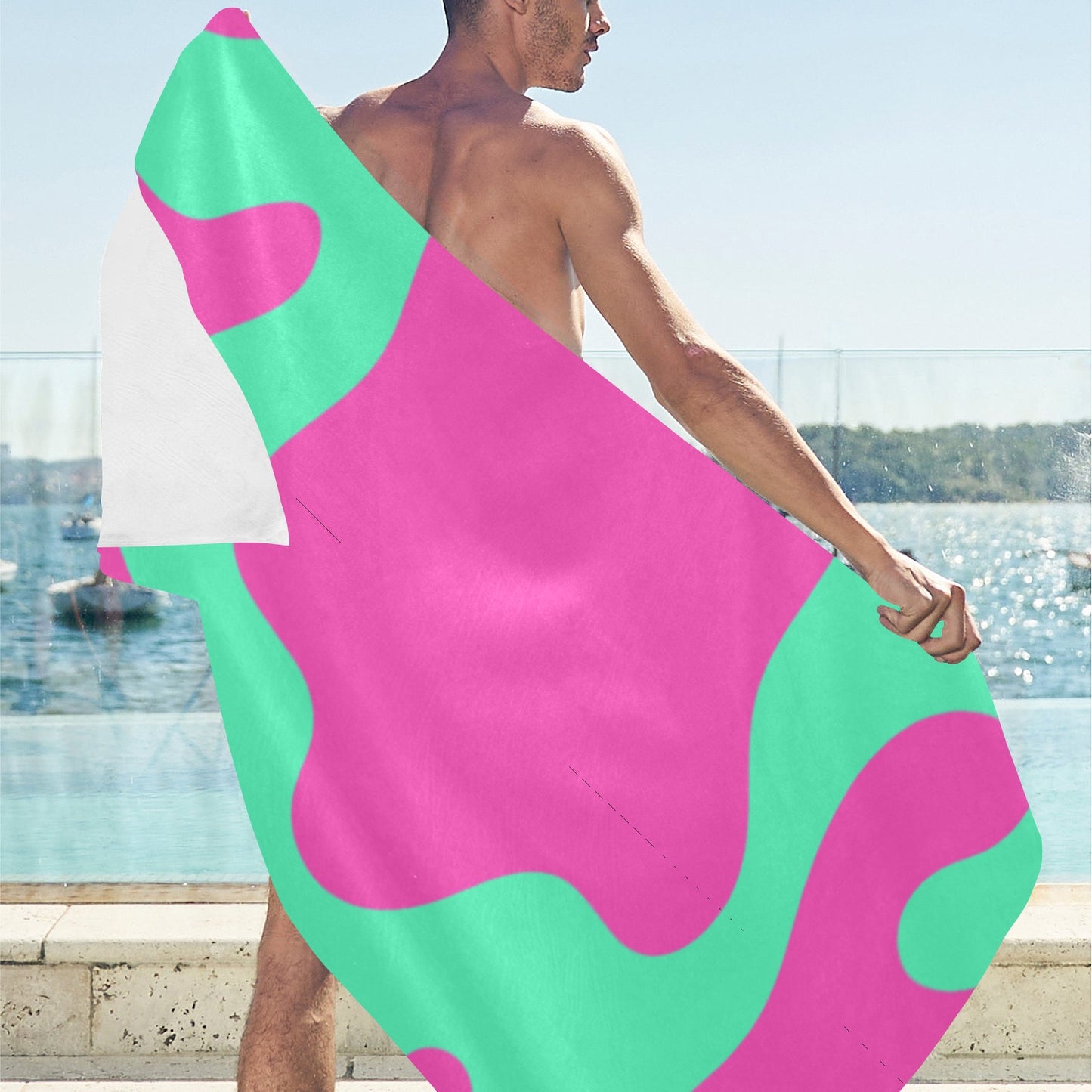 Now & Later Beach Towel 32"x 71"