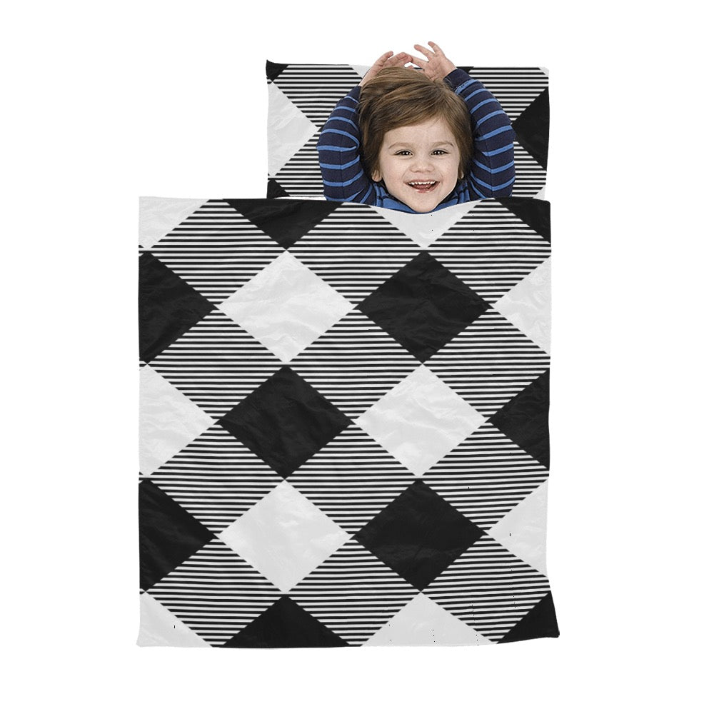 Black & White Kids' Sleeping Bag