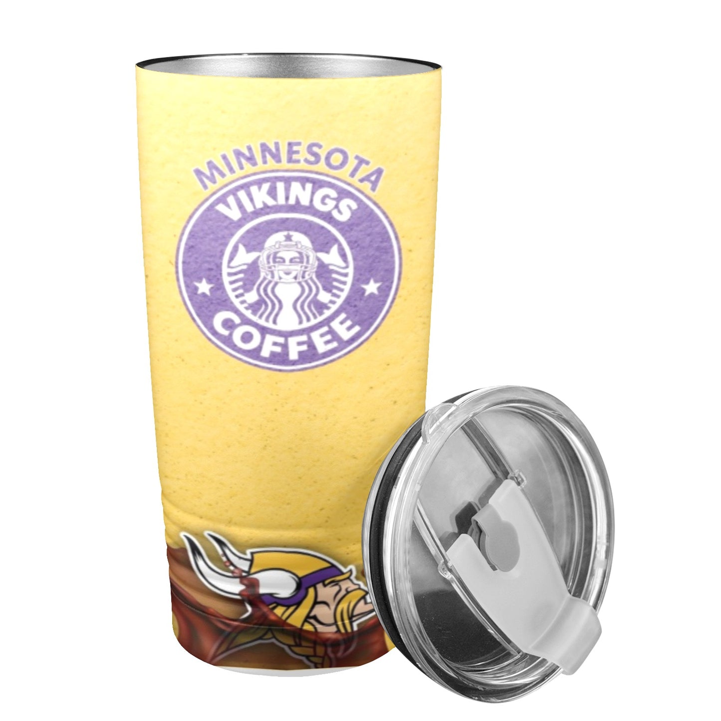 Vikings 20oz Insulated Stainless Steel Mobile Tumbler