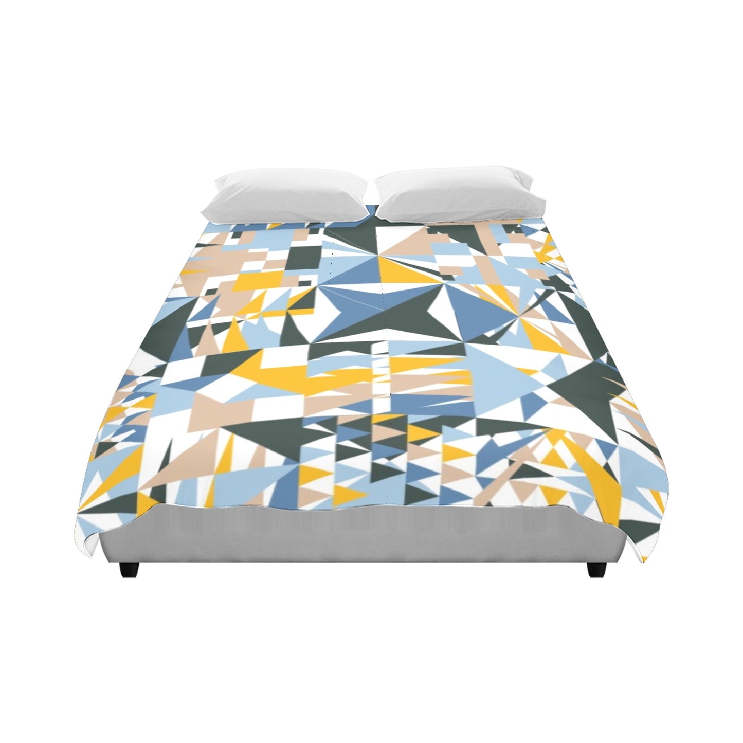 Blue Abstract Duvet Cover 86"x70"