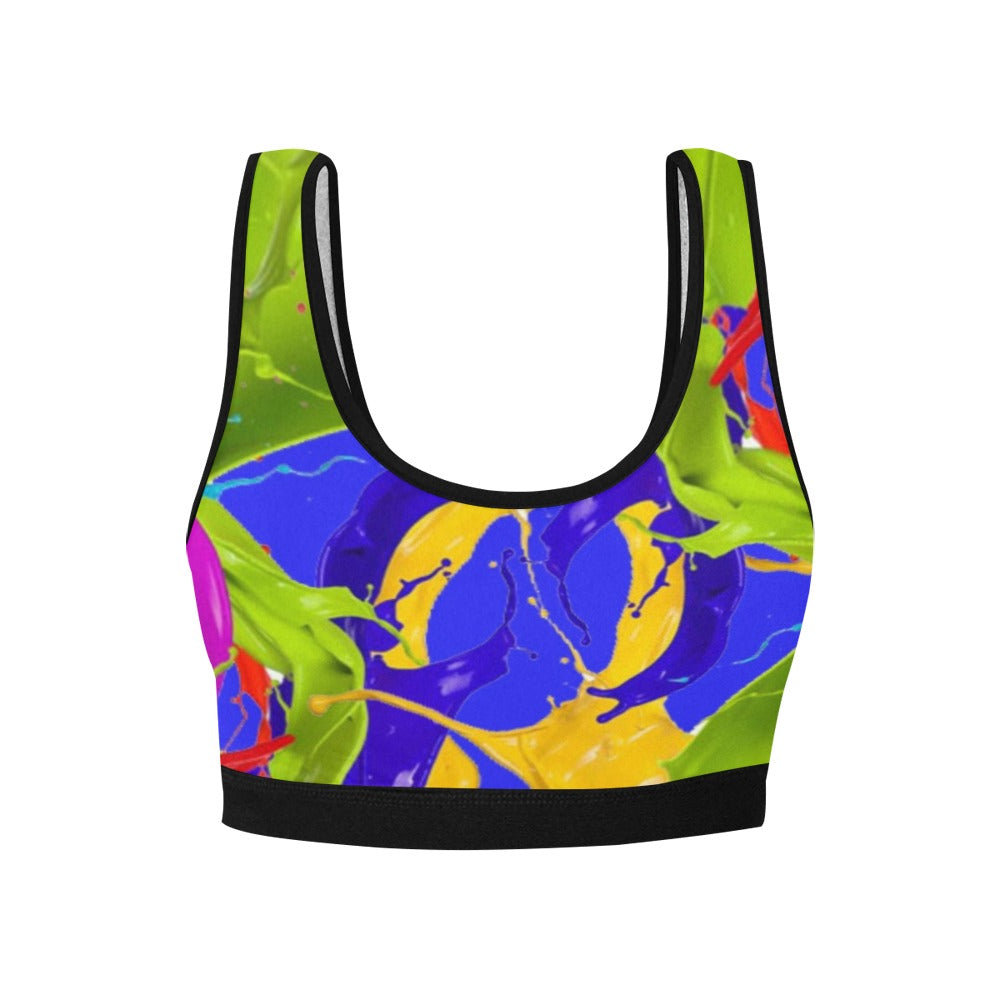 Color Mix Women's Sports Bra